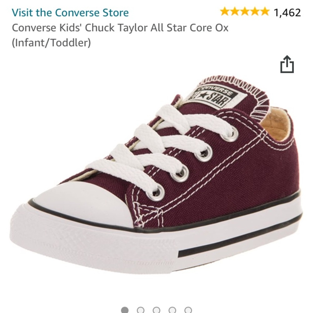 Toddler Converse All-Stars size 8- Maroon